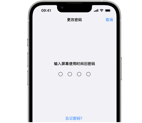 龙门镇iPhone屏幕维修分享iPhone屏幕使用时间密码忘记了怎么办 