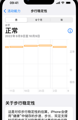 龙门镇iPhone手机维修如何在iPhone开启'步行稳定性通知'