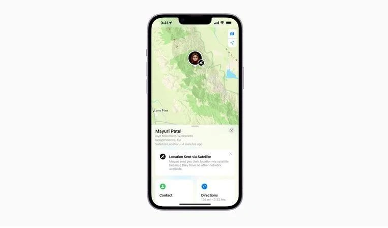 龙门镇苹果14维修分享iPhone14系列中 FindMy功能通过卫星分享位置方法教程 