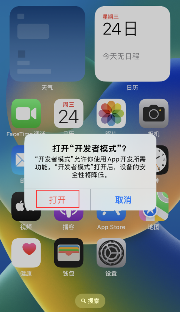 龙门镇苹果手机维修分享如何打开开发者模式 