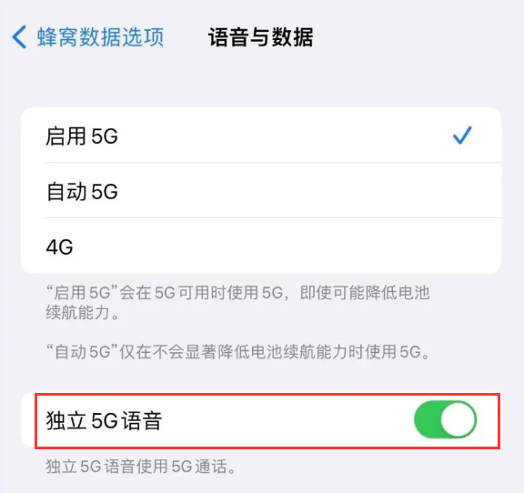龙门镇苹果14维修分享iPhone 14 Pro如何开启VoNR 