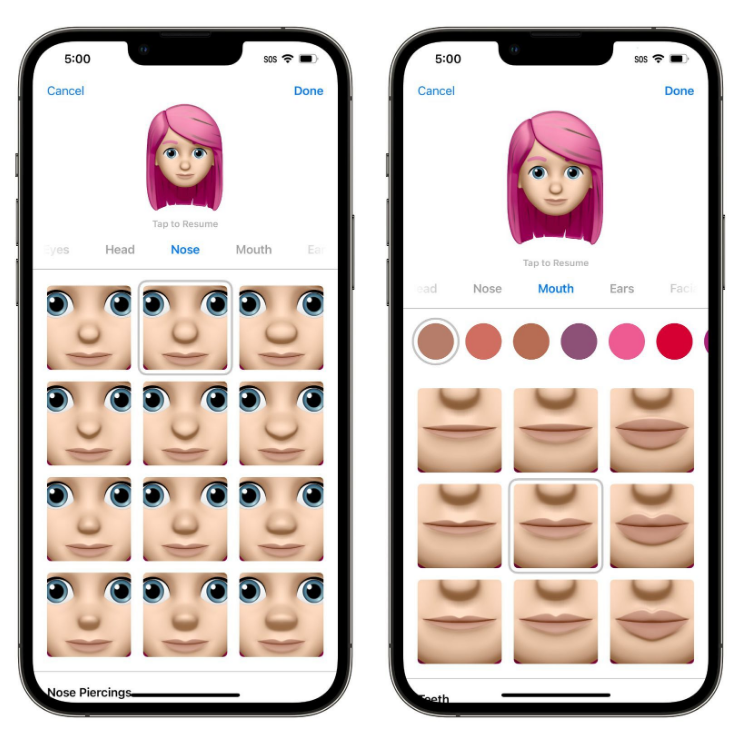龙门镇苹果手机维修分享​iOS 16中的拟我表情有了哪些变化和升级 