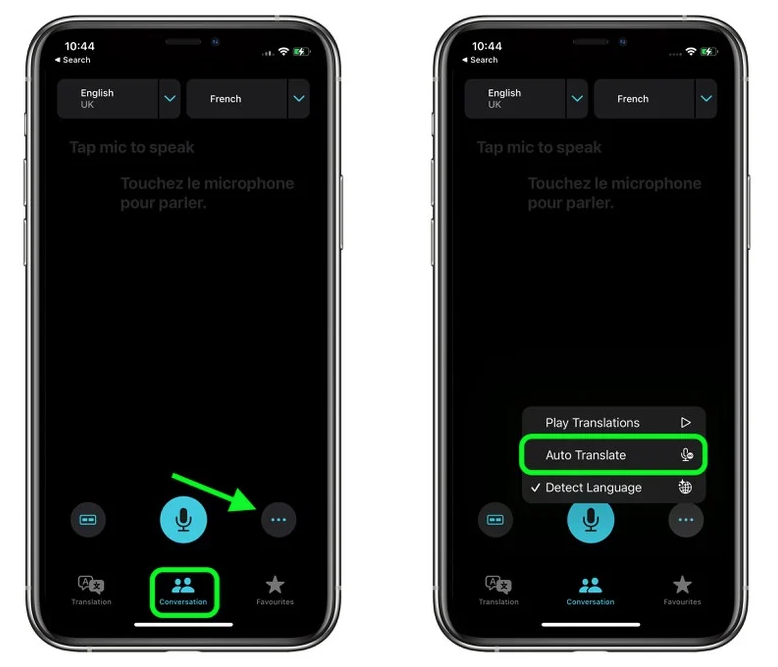 龙门镇苹果手机维修分享iOS 15 “翻译” App 新改进 
